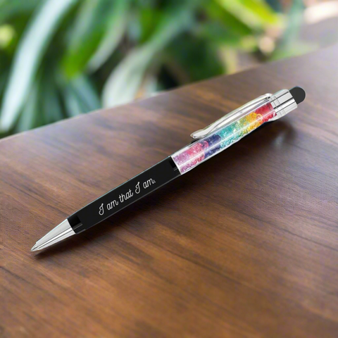 Crystal Prism Pen with Stylus